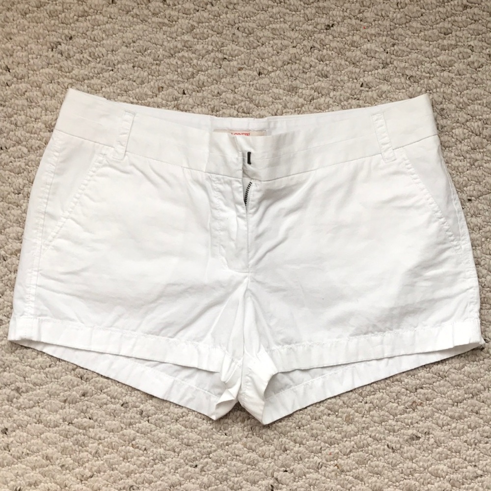 J. Crew Chino Shorts - White